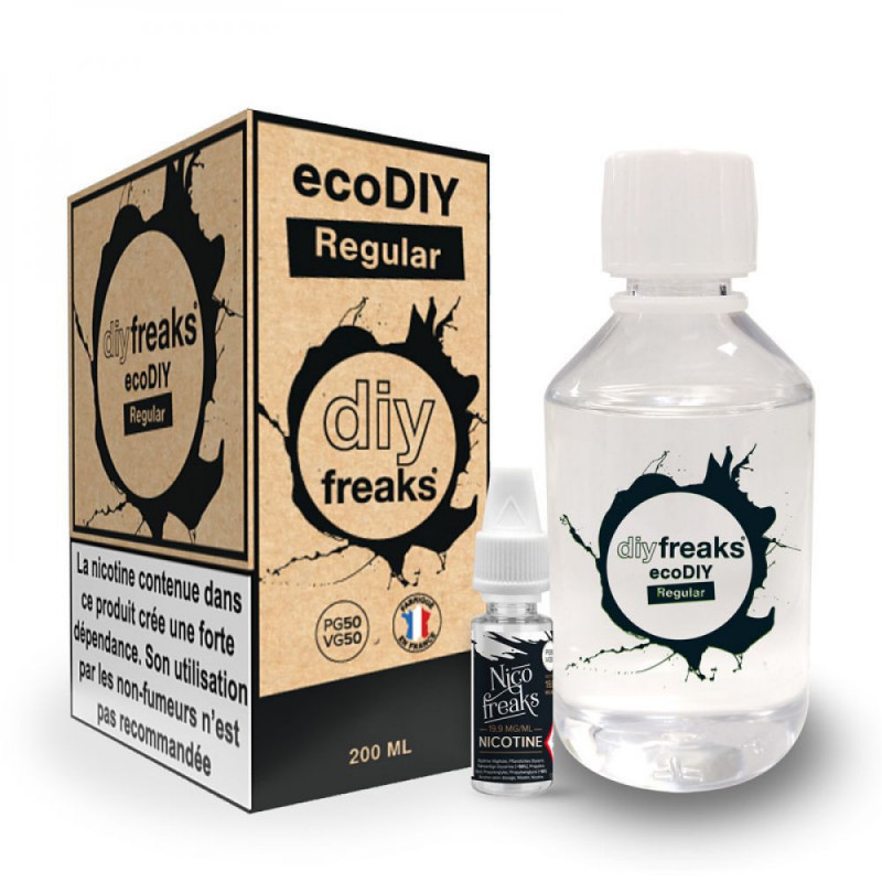 Pack EcoDiy 200ml - Freaks - Dosage Nicotine : 12mg