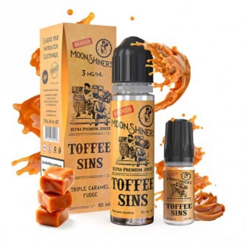 Kit Moon Shiners : Toffee Sins 60ml Le French Liquide