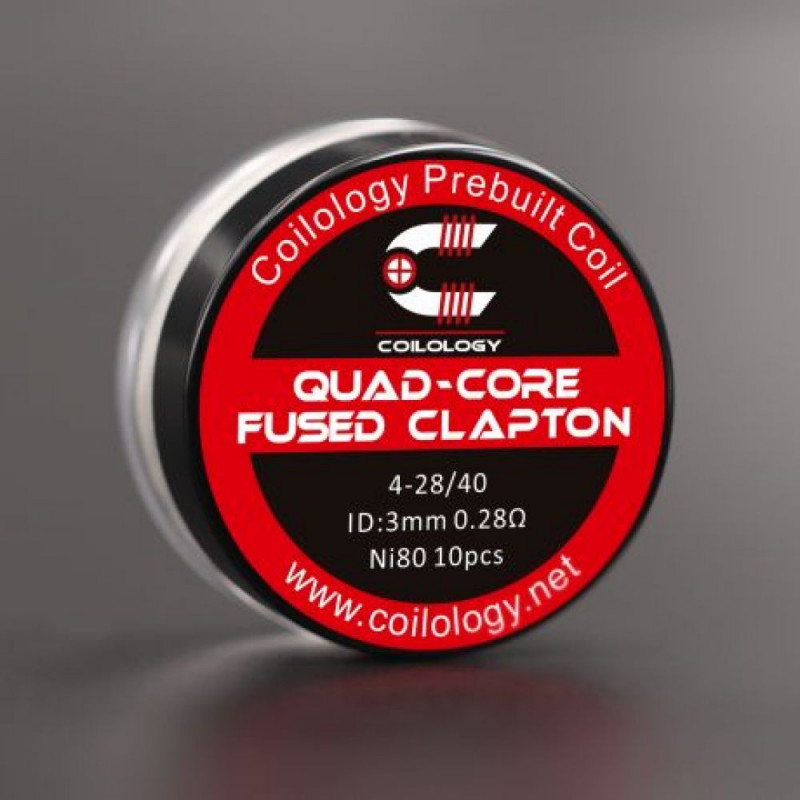Coils Ni80 Quad-Core Fused Clapton (10pcs) - Coilology